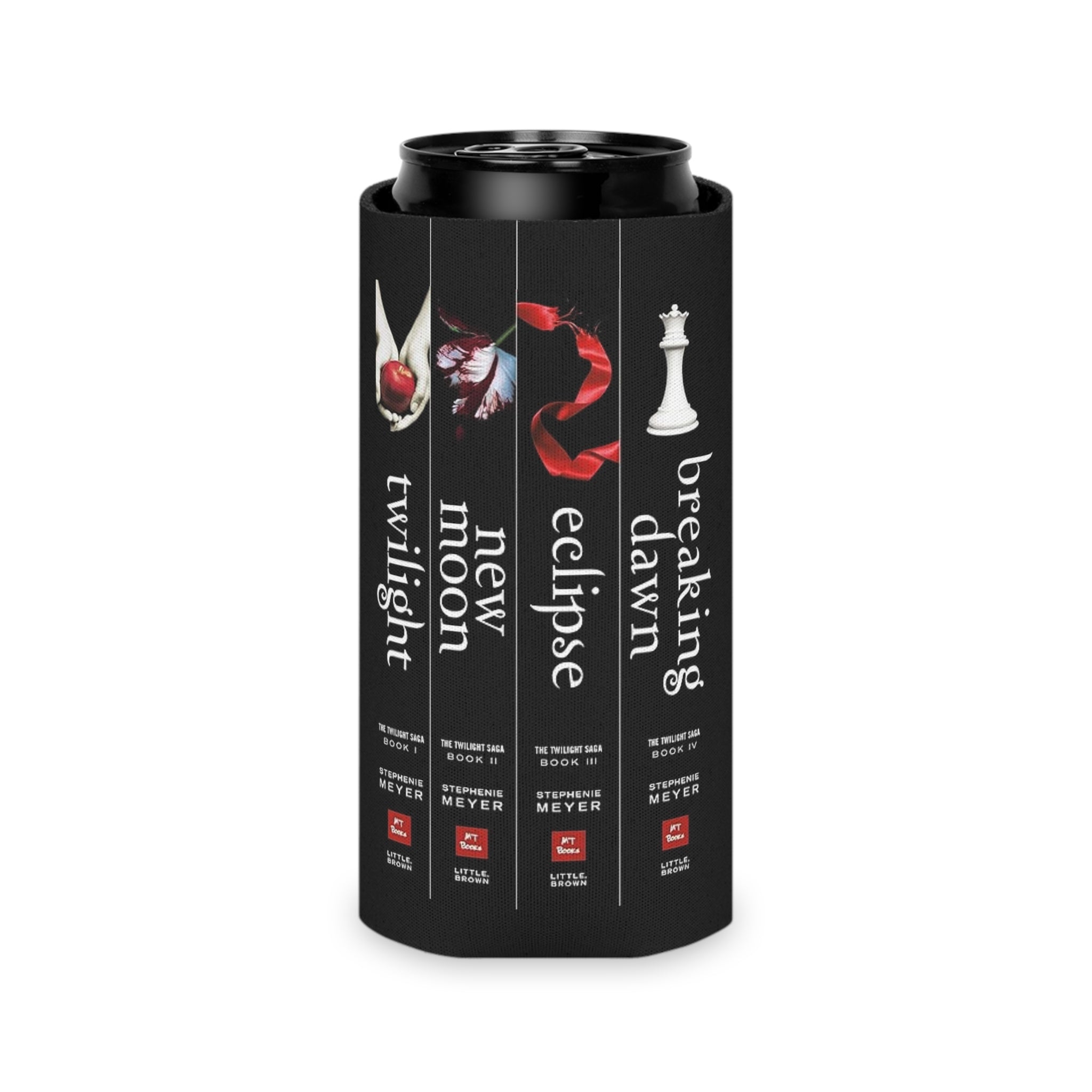 Twilight Saga Books Koozie Slim Can