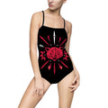 Kitty Sword One-Piece Swimsuit Black