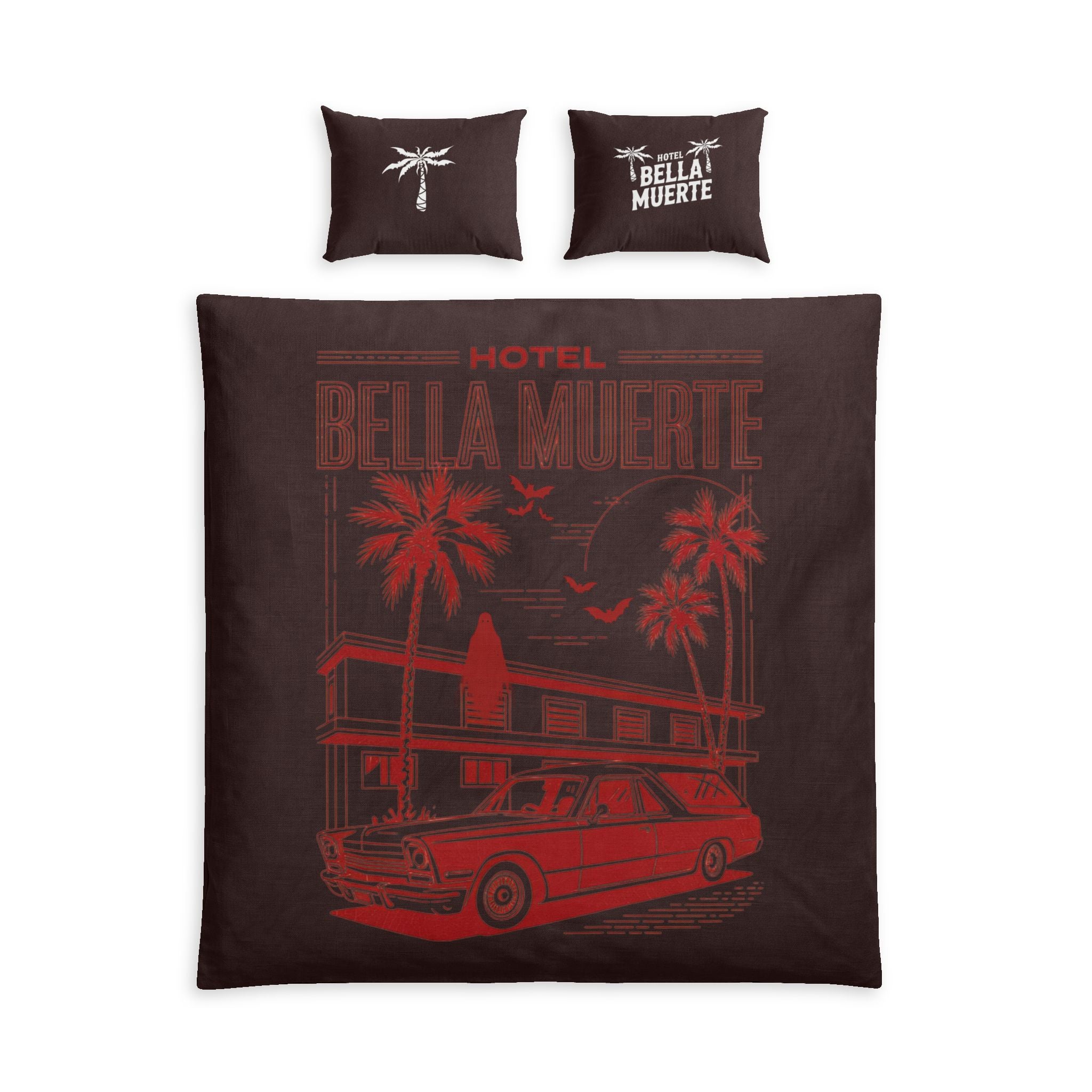 Hotel Bella Muerte - 100% Cotton Bedding Queen White