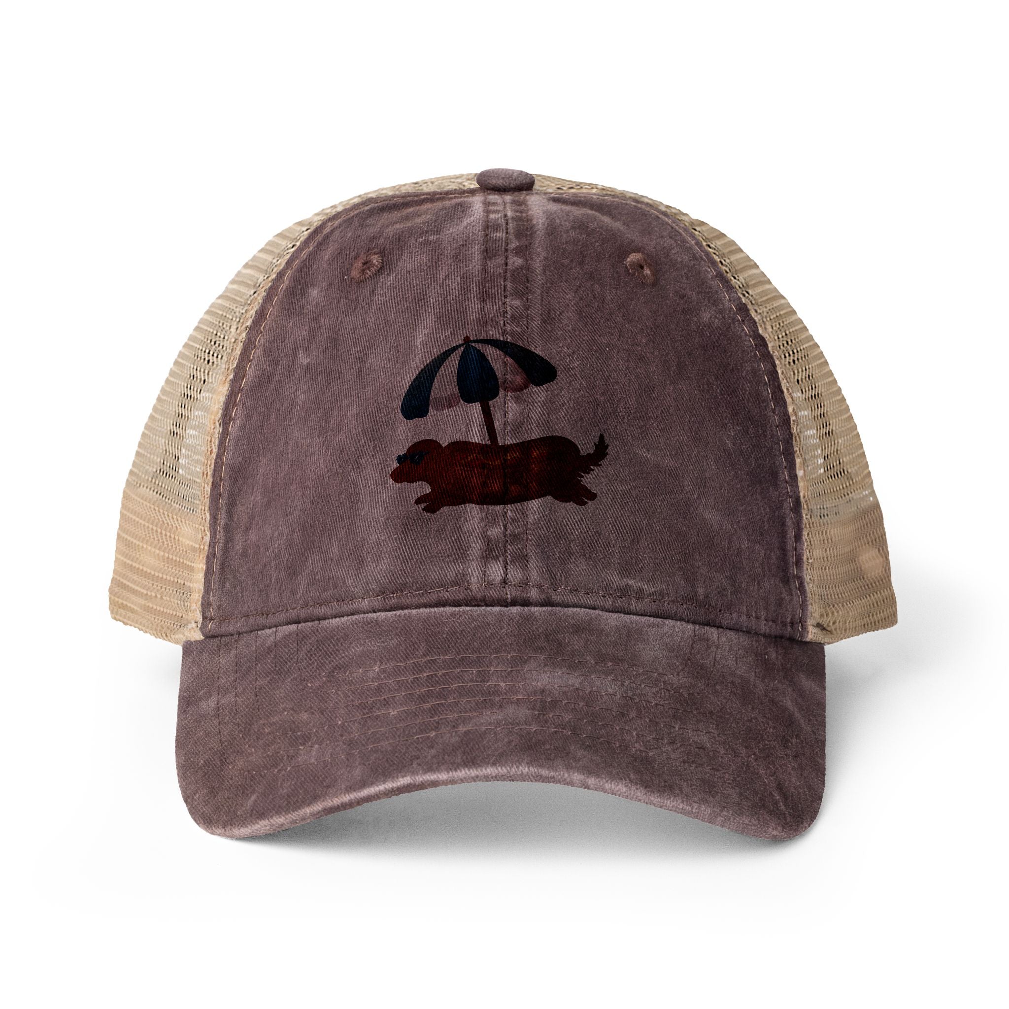 Hot Dog Dachshund Women's Cap One size Chocolate Fawn Khaki