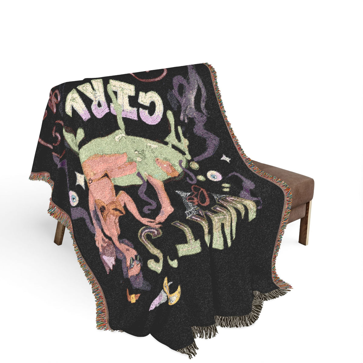 Girl Dinner - Woven Blanket