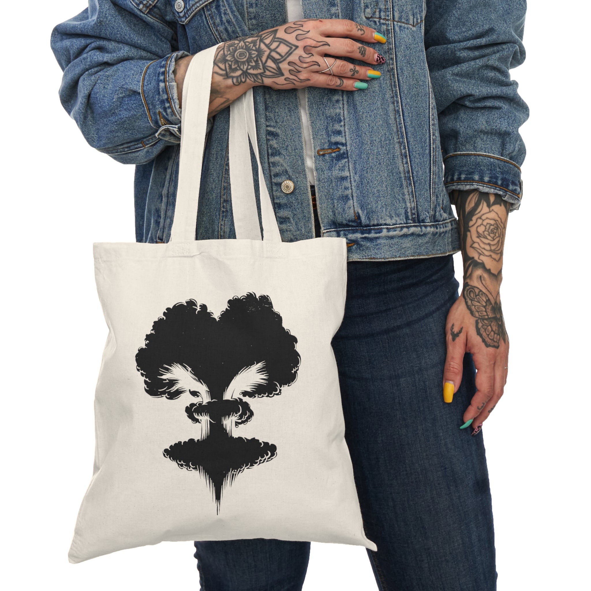 Fix Your Hearts or Die Natural Tote Bag