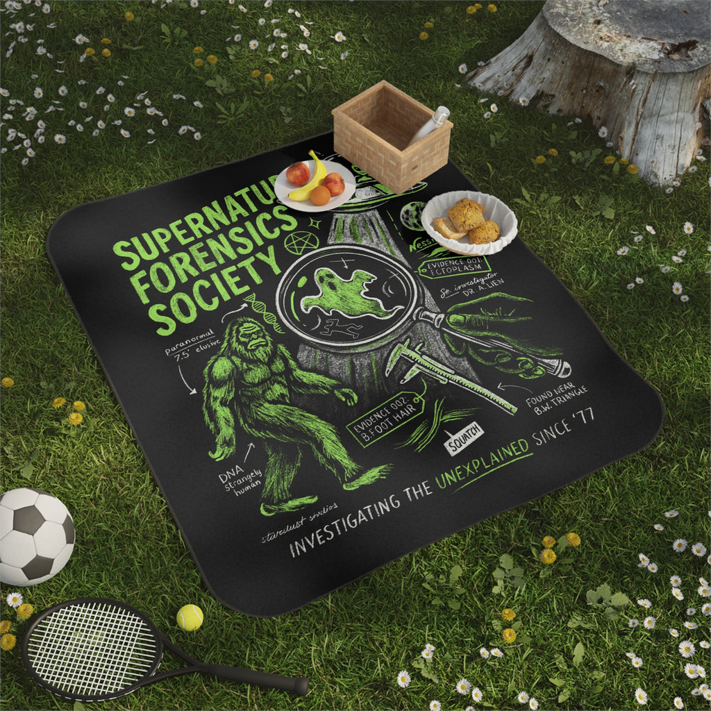 Supernatural Forensics Society Picnic Blanket 61" × 51"