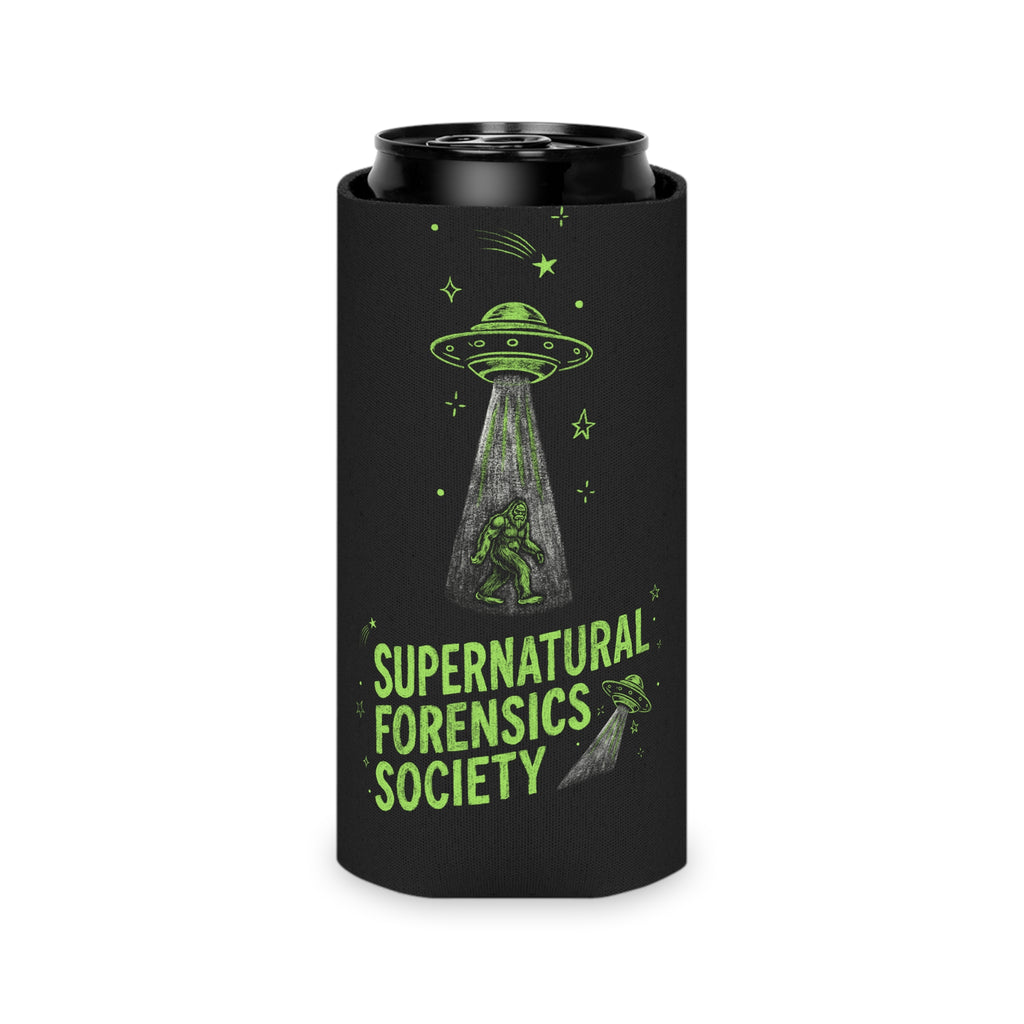Supernatural Forensics Society Koozie Slim Can