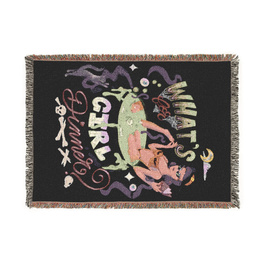 Girl Dinner - Woven Blanket