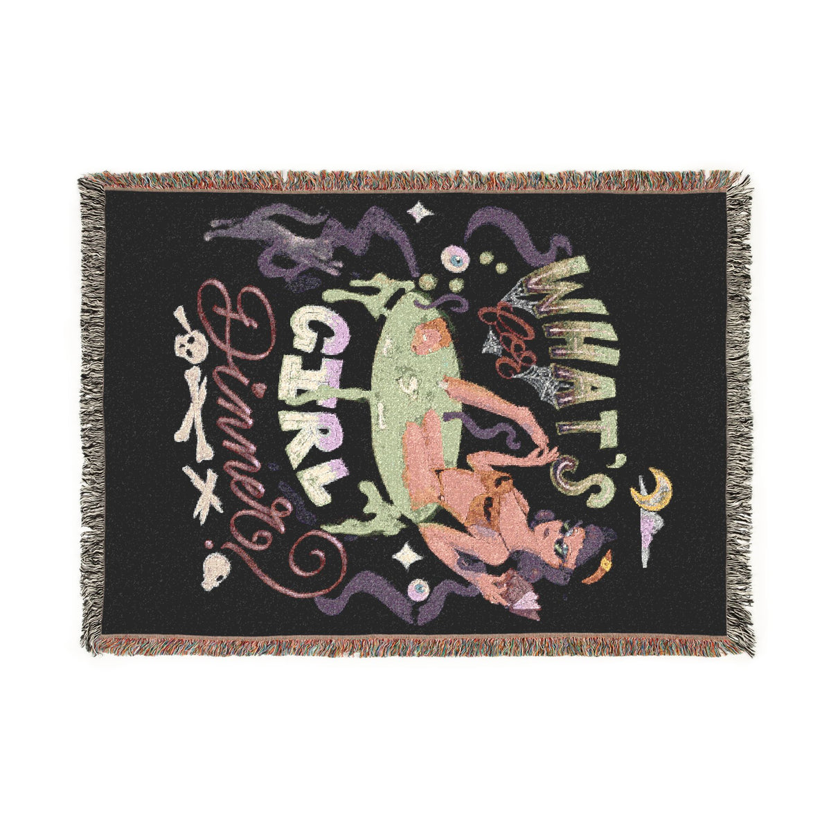 Girl Dinner - Woven Blanket