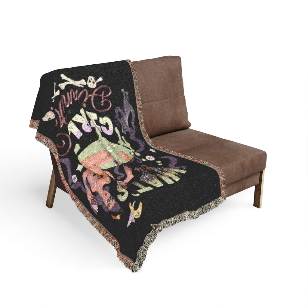 Girl Dinner - Woven Blanket