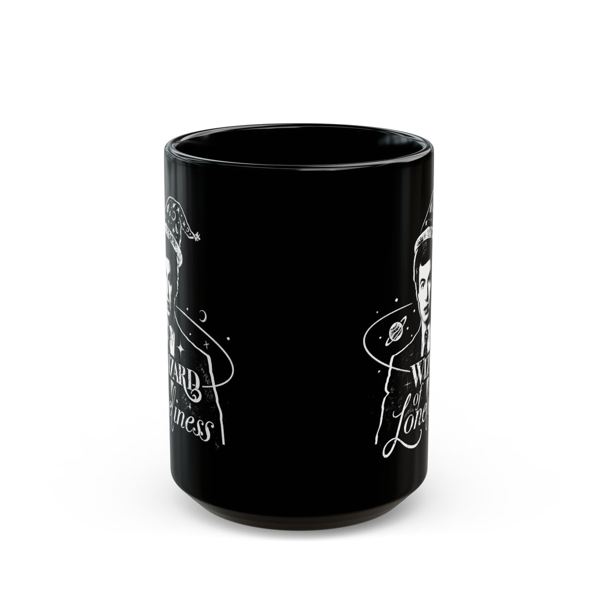 Wizard of Loneliness Black Mug (11oz, 15oz)