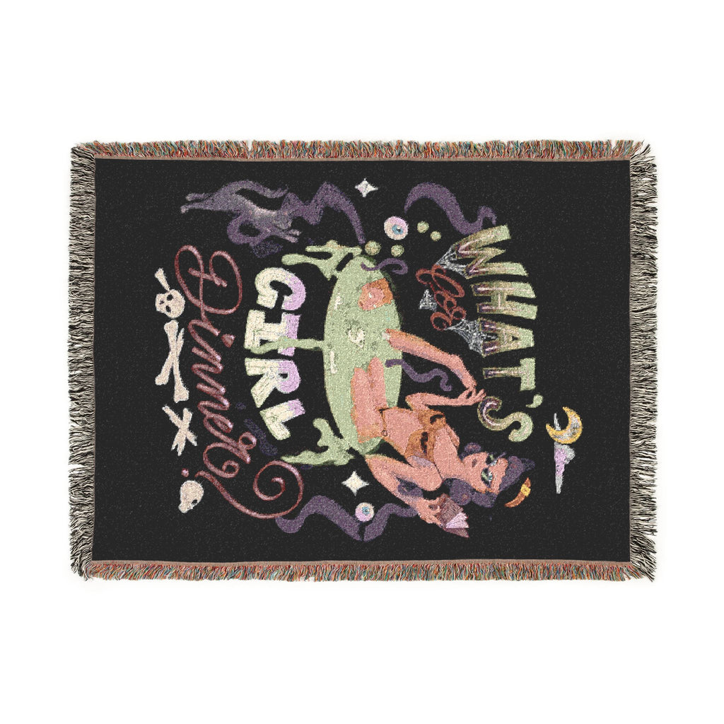 Girl Dinner - Woven Blanket