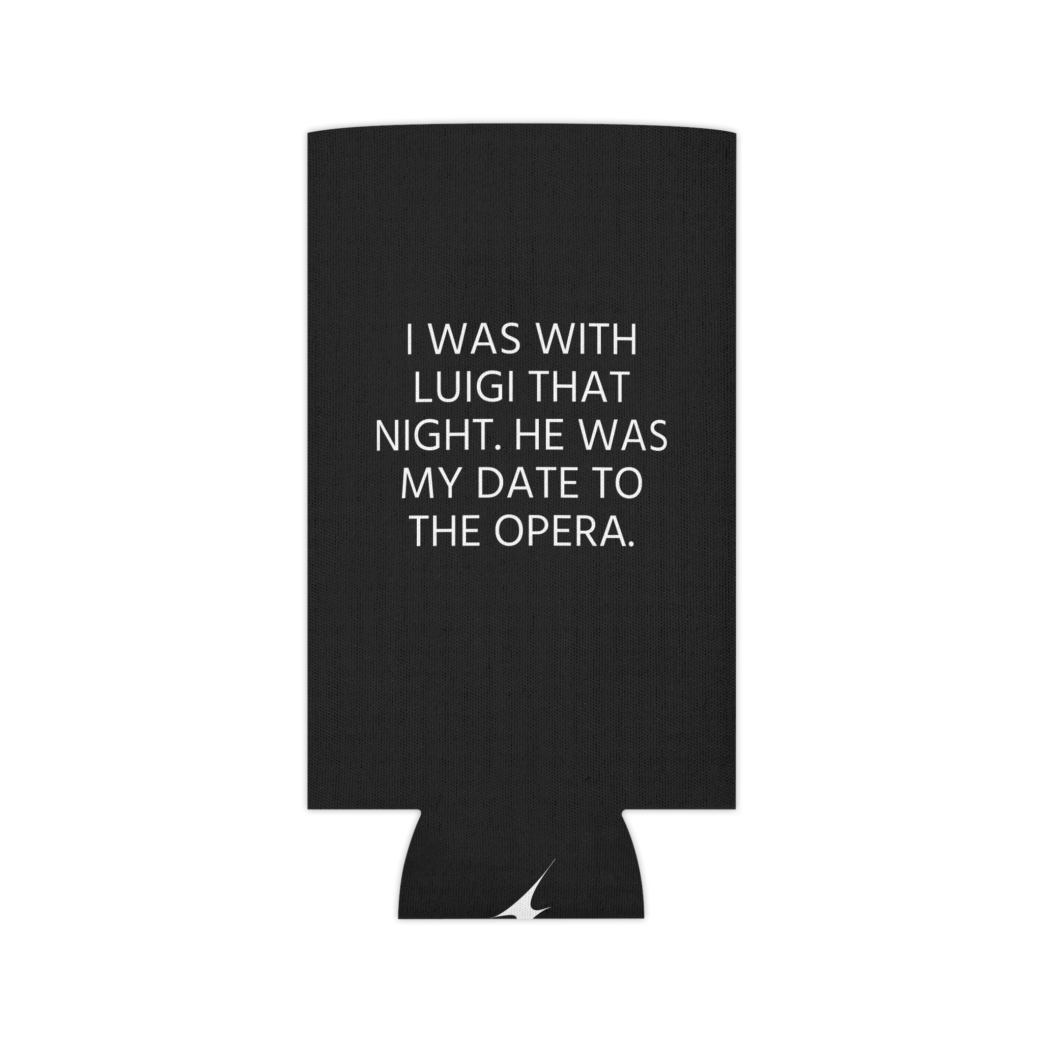 Luigi Can Koozie Slim Can