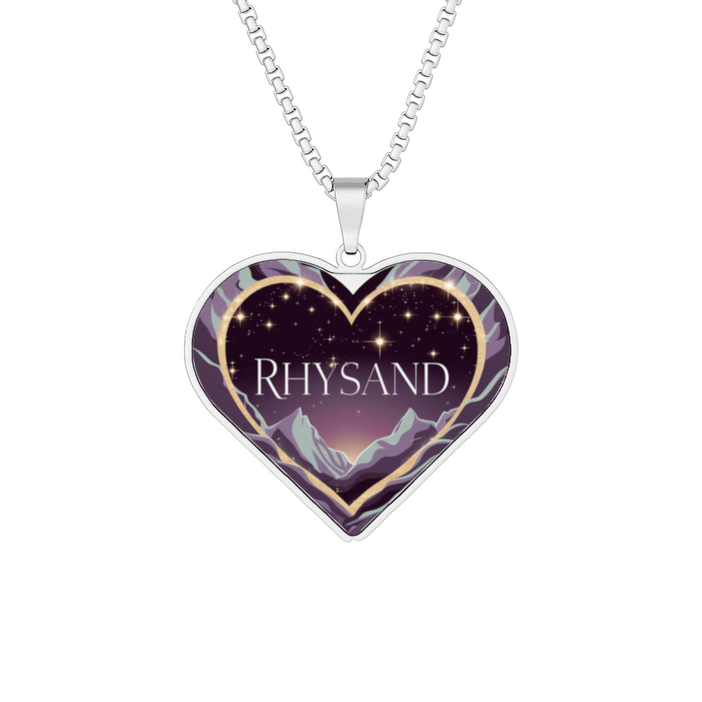 Rhysand ACOTAR Pendant Necklace 1'' x 1'' Stainless Steel