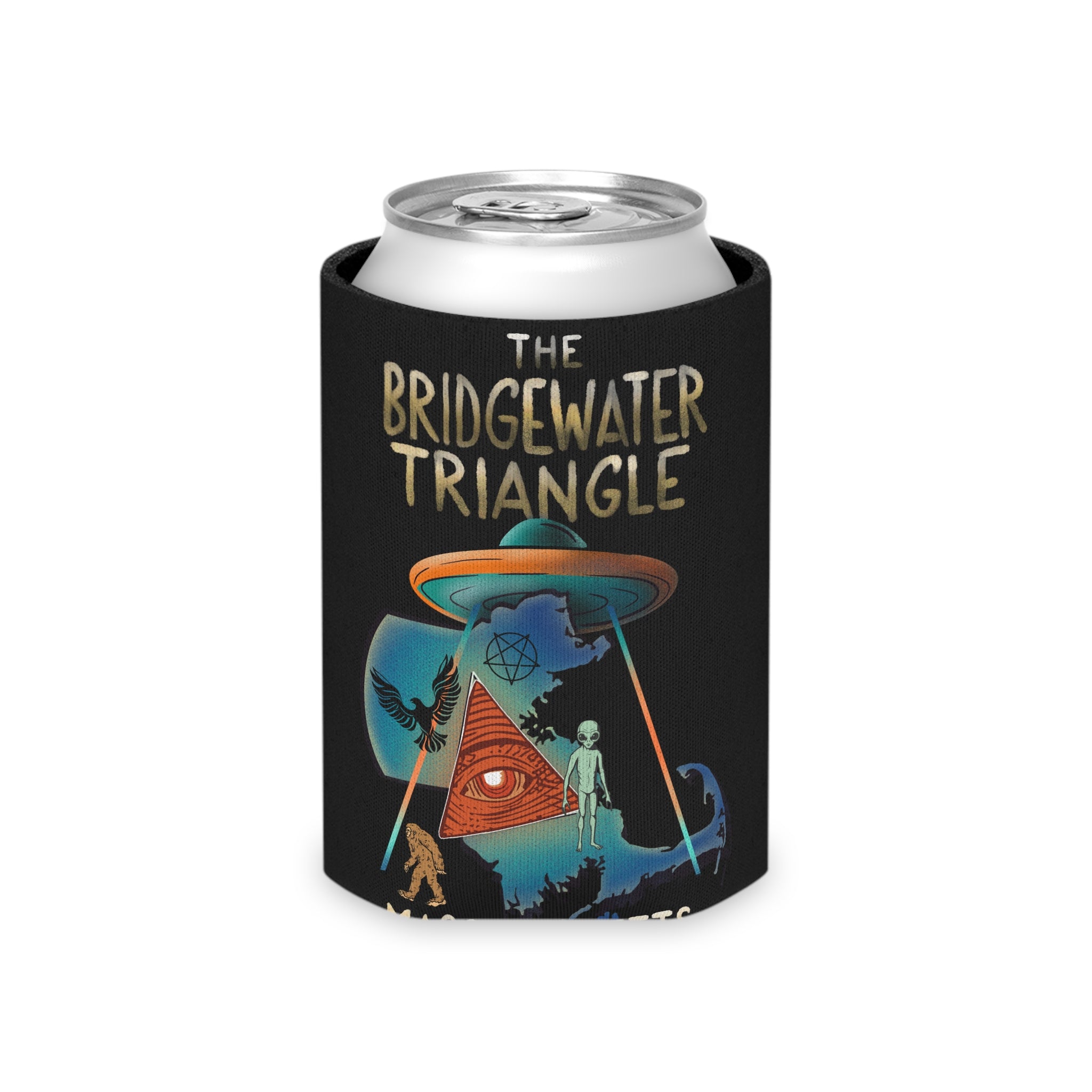 The Bridgewater Triangle Can Koozie Regular Can