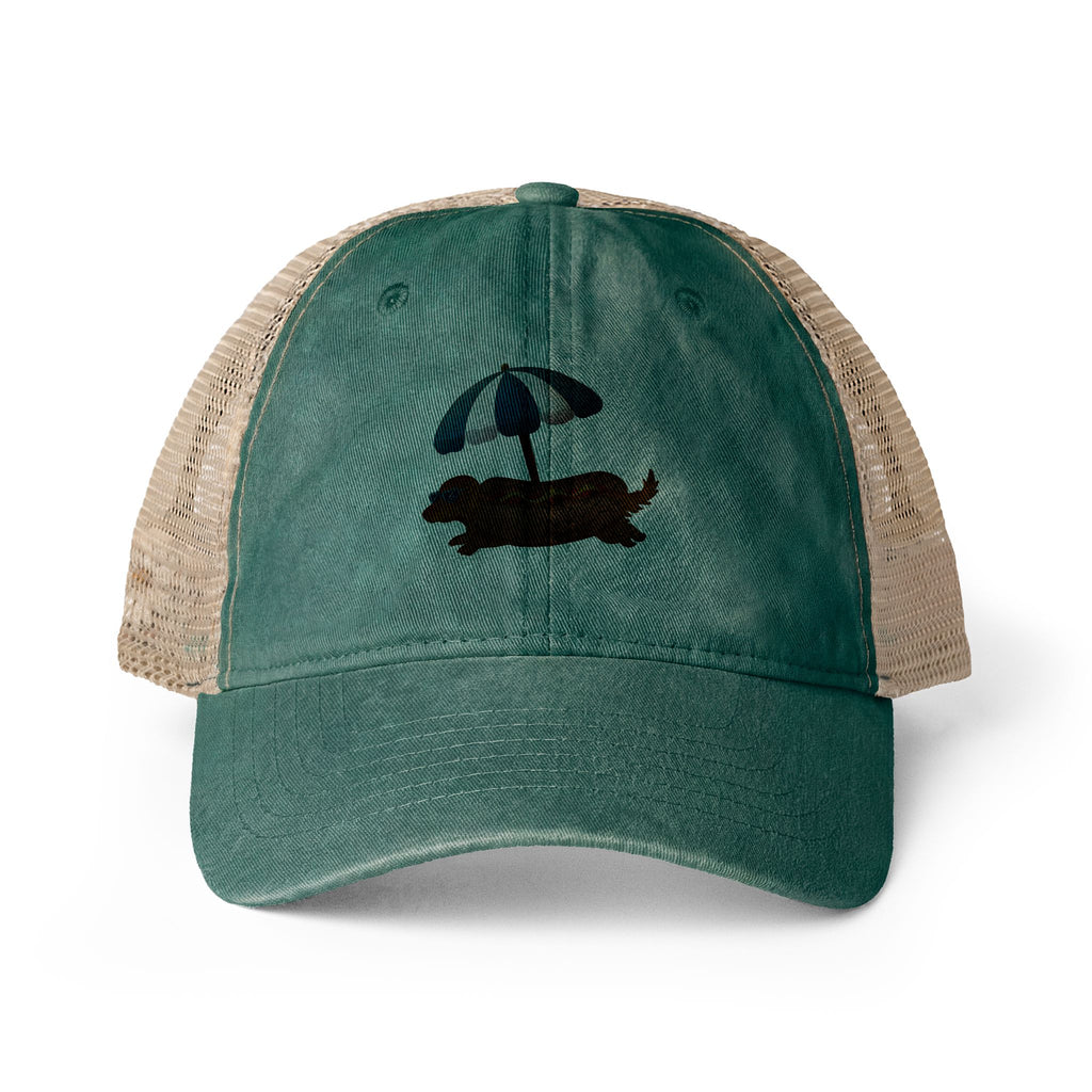 Hot Dog Dachshund Women's Cap One size Jade Daisy Khaki