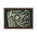 Woven Blanket — Supernatural Forensics Society Vintage Badge Throw 52'' × 37''