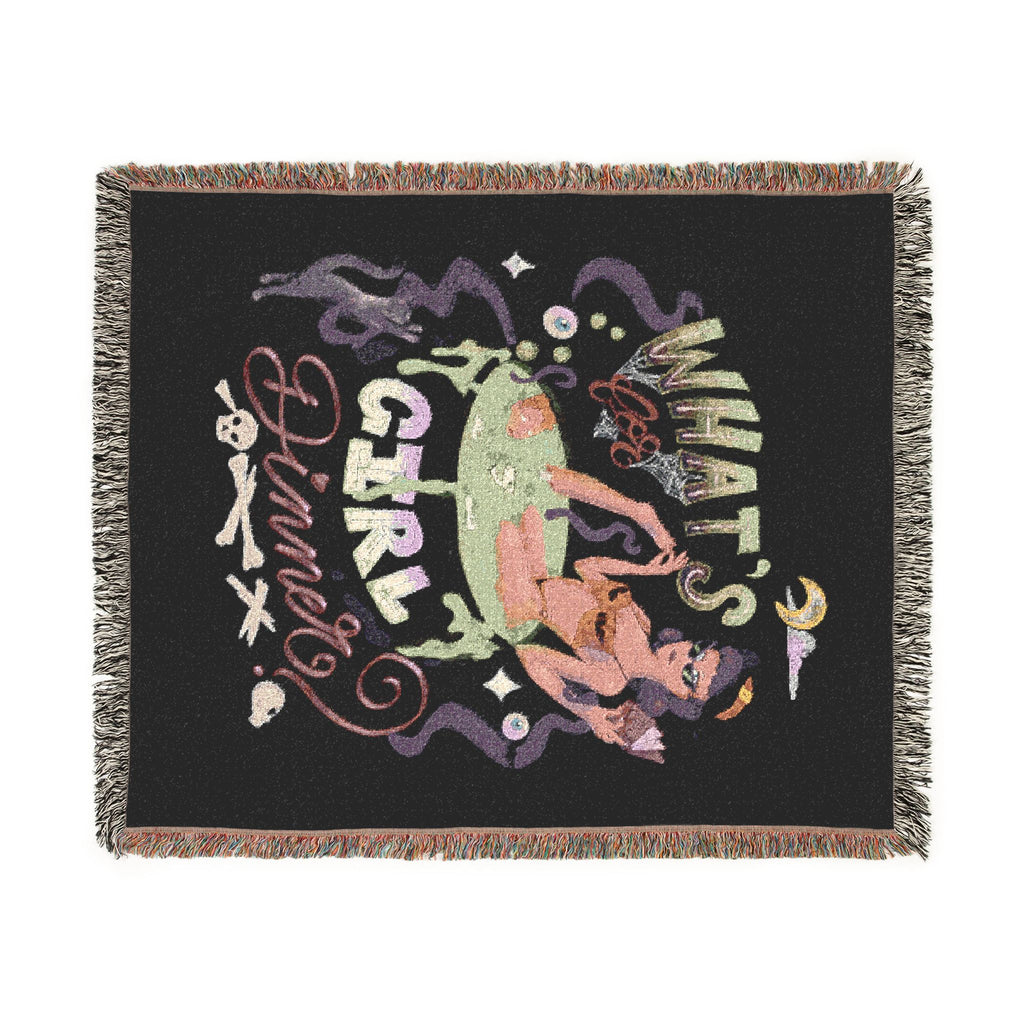 Girl Dinner - Woven Blanket