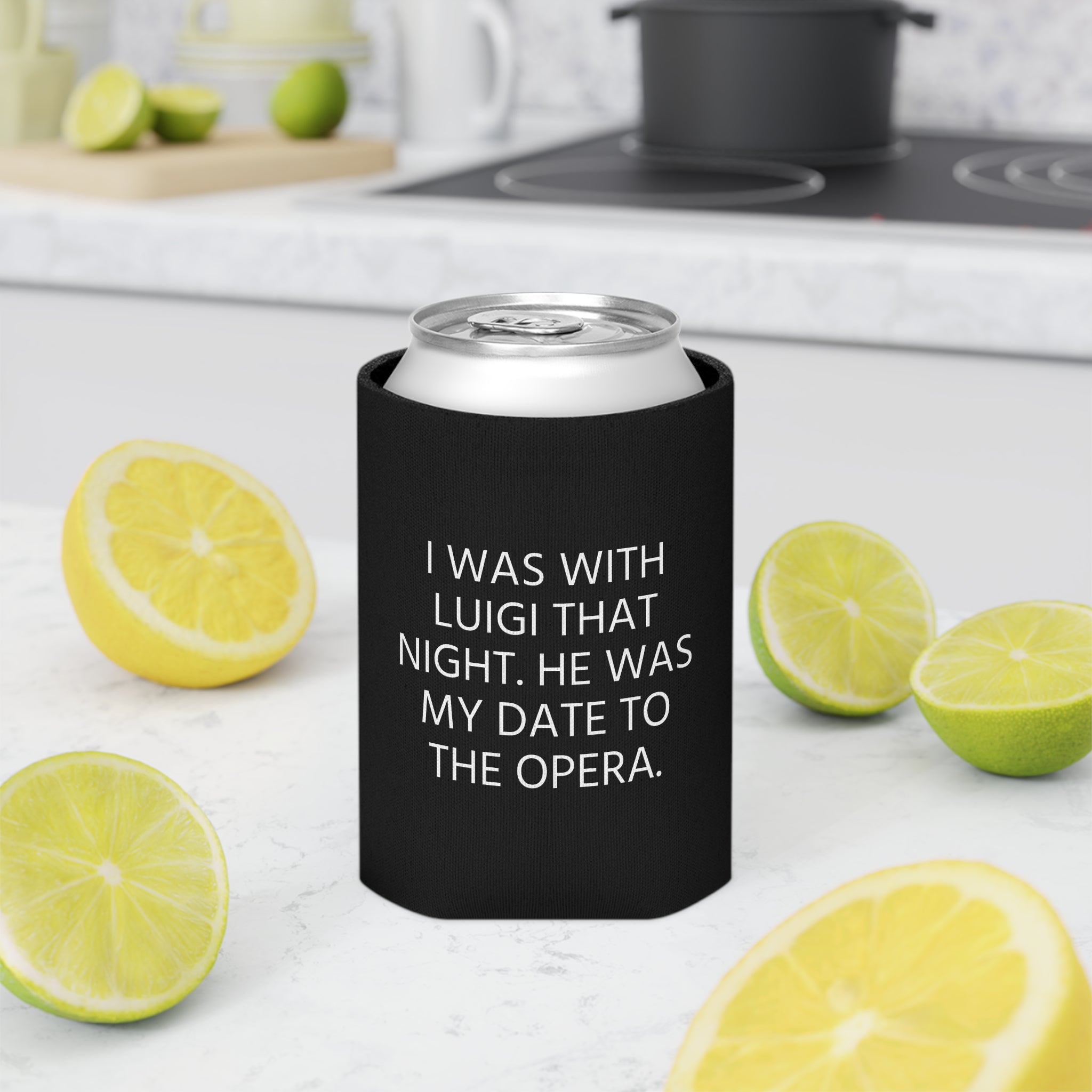 Luigi Can Koozie