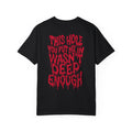 Way Down Full Back T-Shirt Black