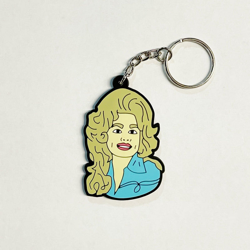 Derpy Dolly Rubber Keychain