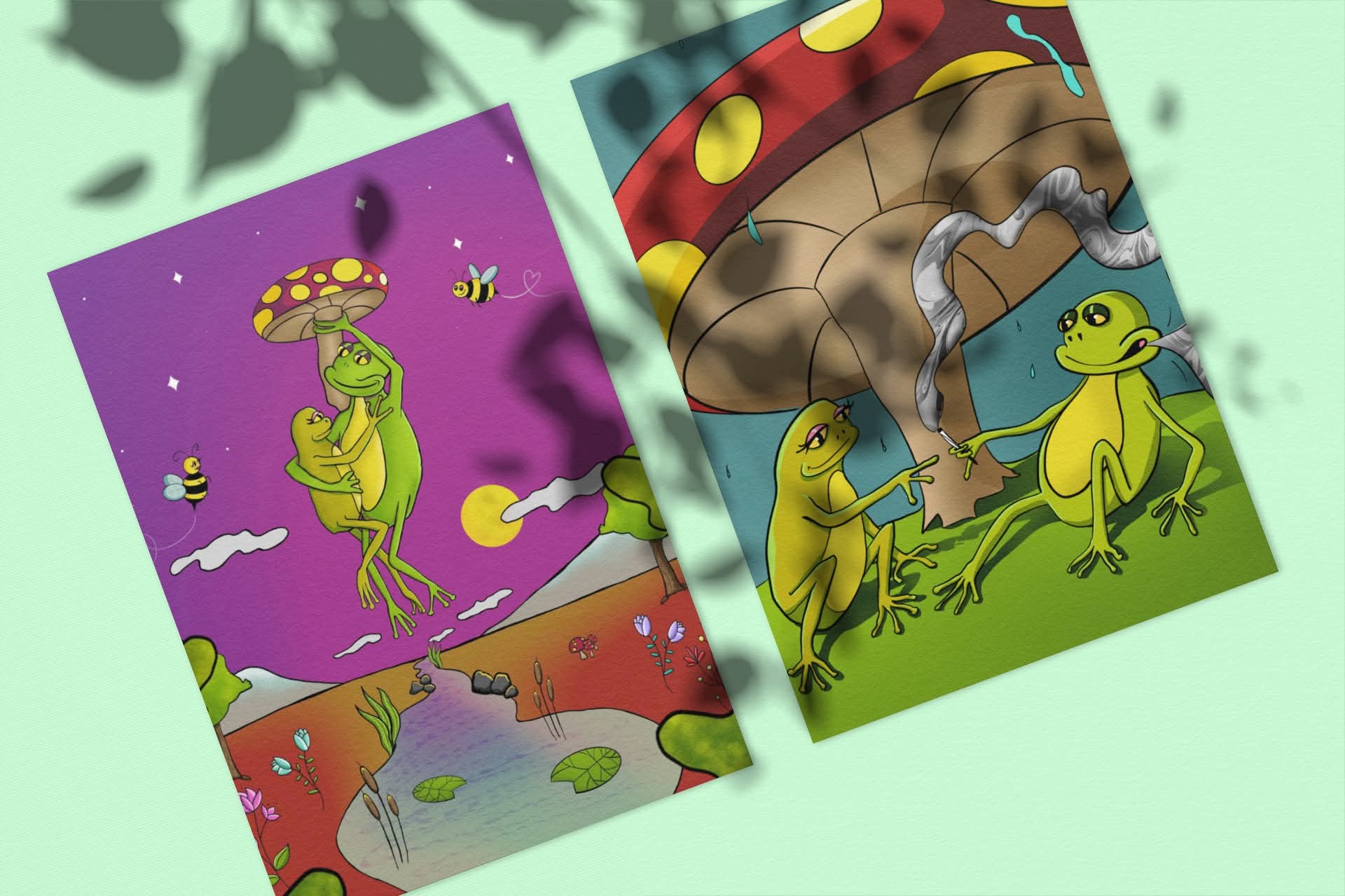 Frog-ever Coloring Pages Digital Download Printable