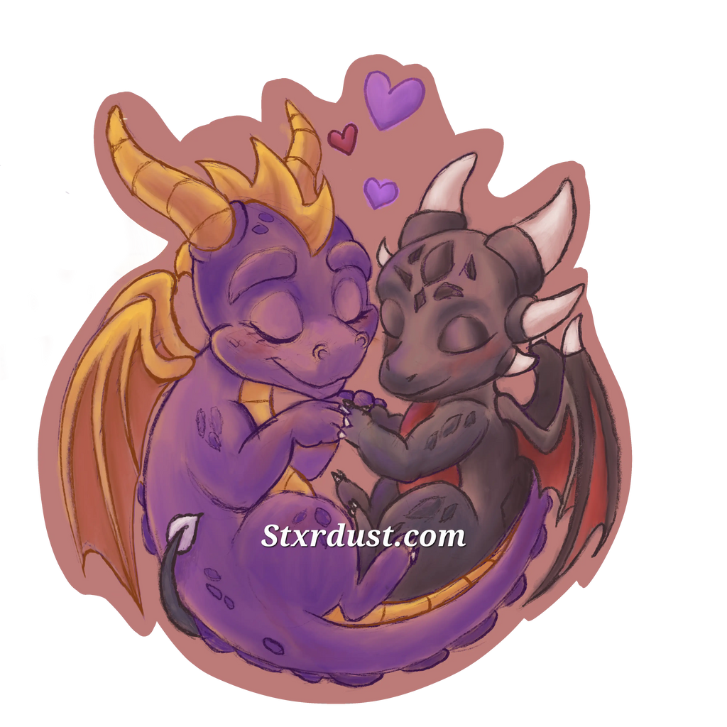 Spyro Napping Sticker