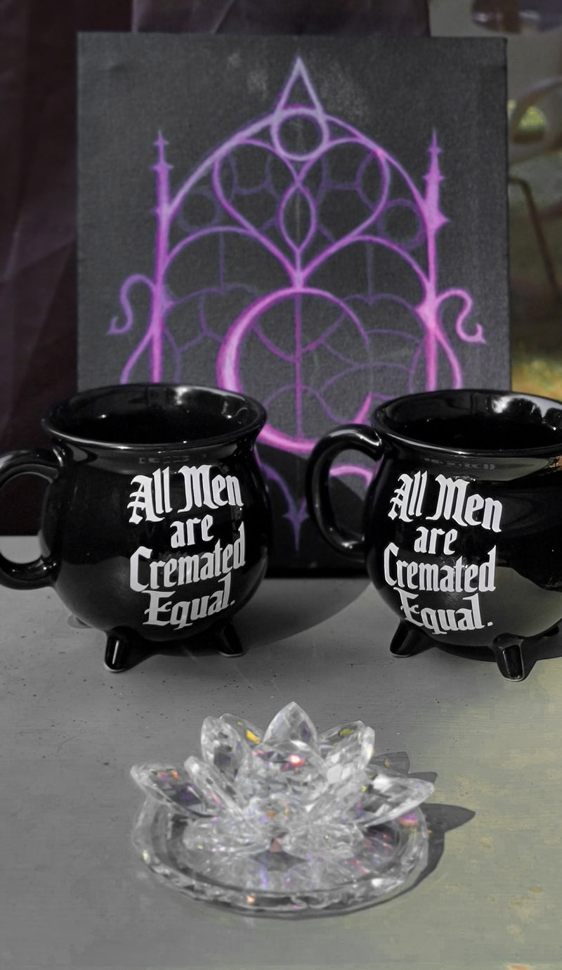 All Men are Cremated Equal Cauldron Mug