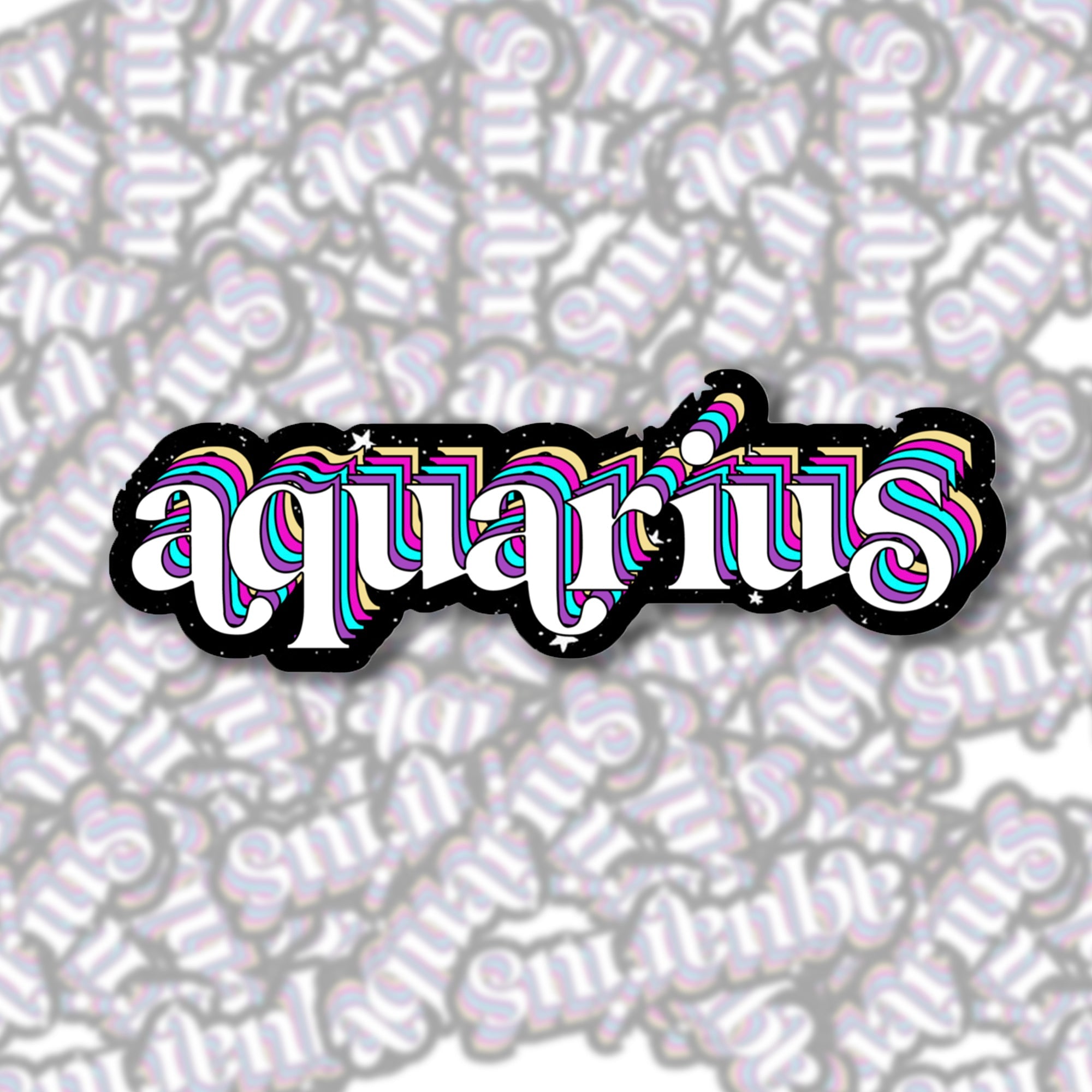 Zodiac Sticker Collection Aquarius